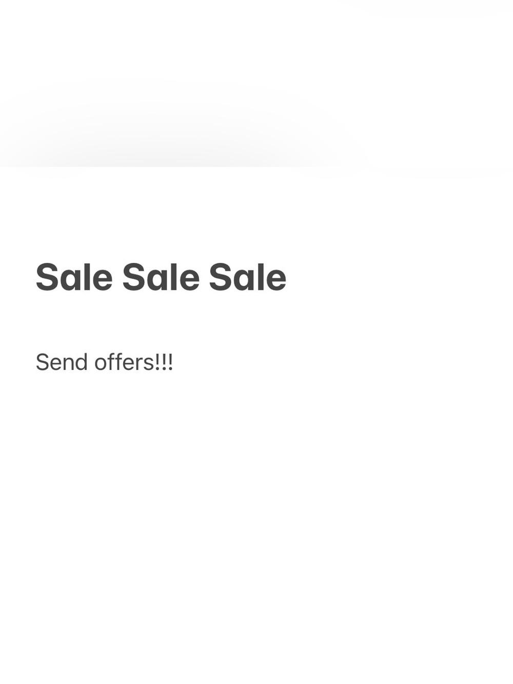 Closet sale!